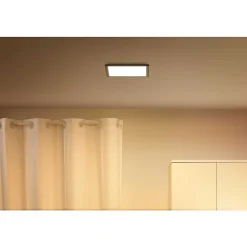 Plafonnier Philips Wiz Led Noir, 1 Lumiere