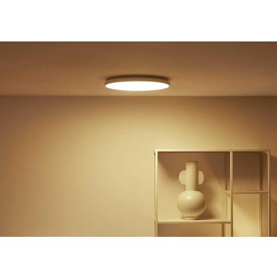 Plafonnier Philips Wiz Rune Led Blanc, 1 Lumiere, Changeur De Couleurs
