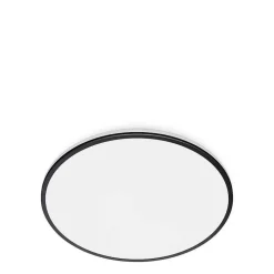 Plafonnier Philips Wiz Rune Led Noir, Blanc, 1 Lumiere, Changeur De Couleurs