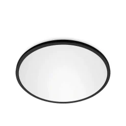 Plafonnier Philips Wiz Superslim Led Noir, 1 Lumiere