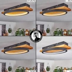 Plafonnier Pompu Led Ecru, 1 Lumiere