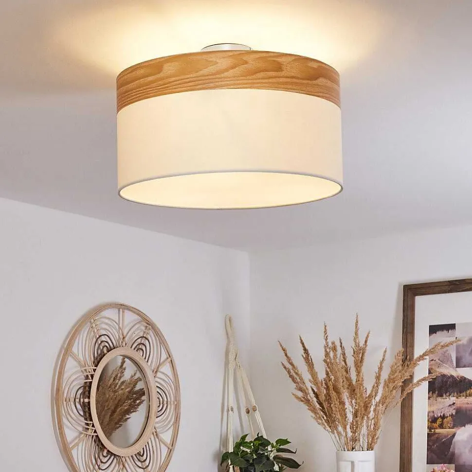 Plafonnier Pontresina Nickel Mat, 3 Lumieres