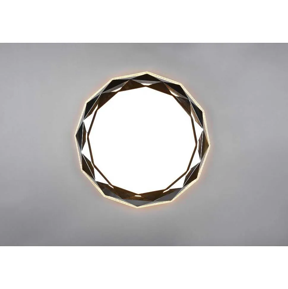 Plafonnier Reality Ando Led Chrome, 1 Lumiere, Telecommandes