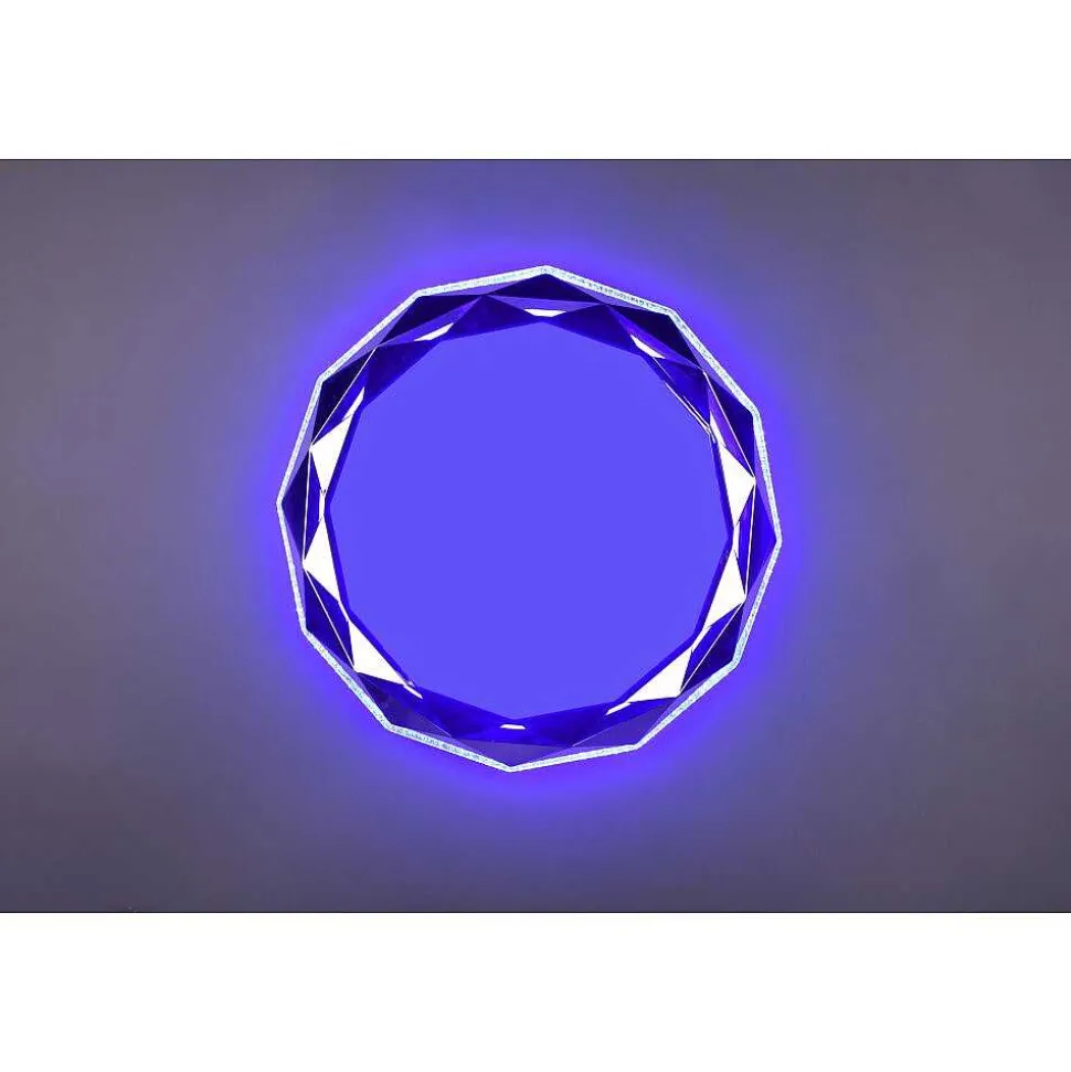 Plafonnier Reality Ando Led Chrome, 1 Lumiere, Telecommandes