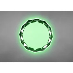 Plafonnier Reality Ando Led Chrome, 1 Lumiere, Telecommandes