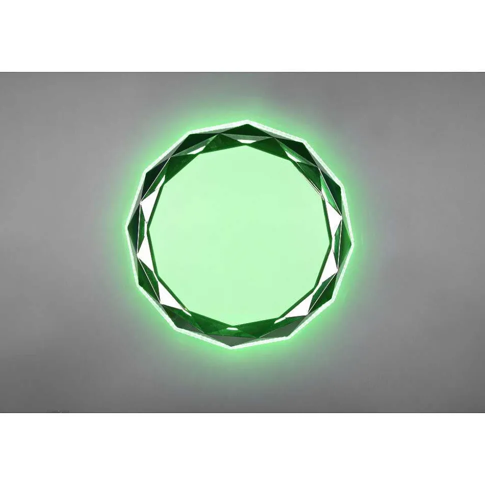 Plafonnier Reality Ando Led Chrome, 1 Lumiere, Telecommandes