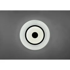 Plafonnier Reality Rana Led Noir, Blanc, 1 Lumiere, Telecommandes, Changeur De Couleurs
