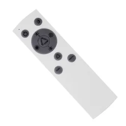 Plafonnier Salmi Led Blanc, 1 Lumiere, Telecommandes, Changeur De Couleurs