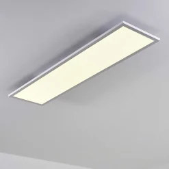 Plafonnier Salmi Led Blanc, 1 Lumiere, Telecommandes, Changeur De Couleurs