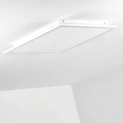 Plafonnier Salmi Led Blanc, 1 Lumiere, Telecommandes, Changeur De Couleurs