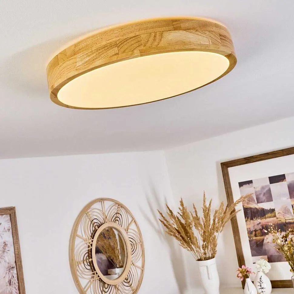 Plafonnier Samaira Led Ecru, 1 Lumiere