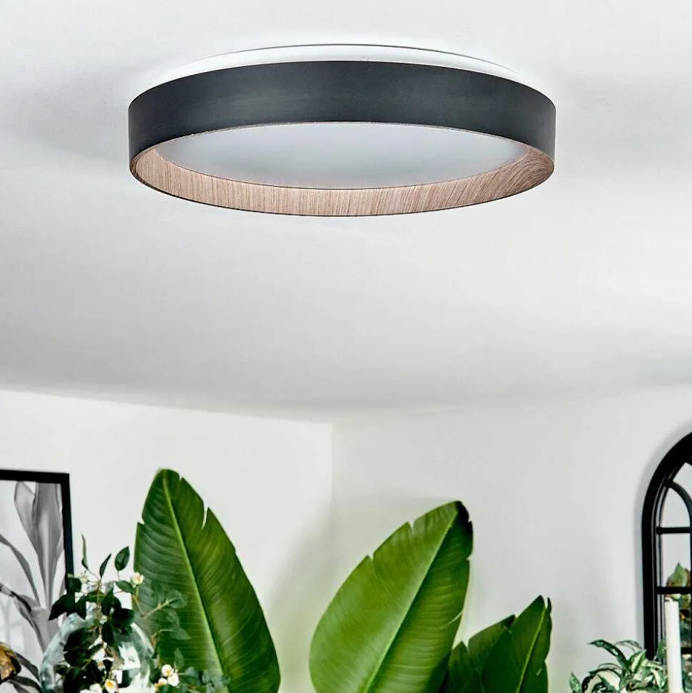 Plafonnier Sassemte Led Blanc, 1 Lumiere