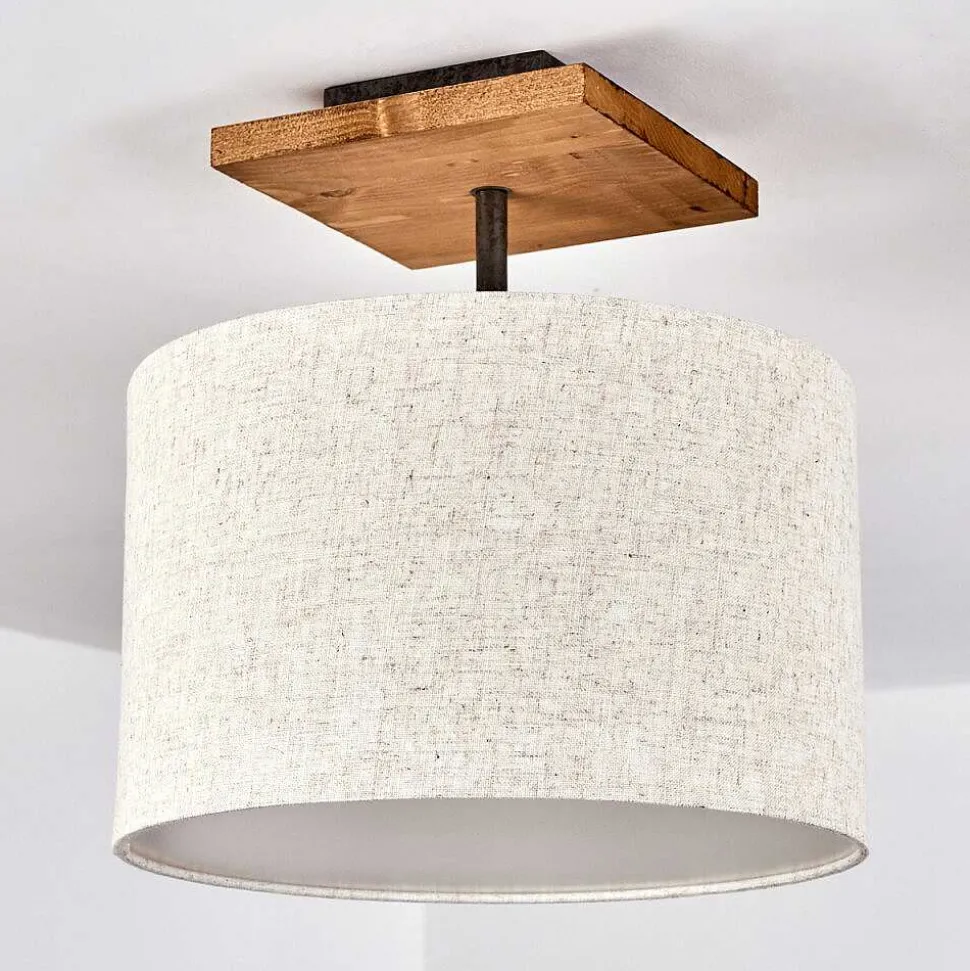 Plafonnier Shiburg Bois Clair, 1 Lumiere