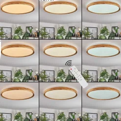 Plafonnier Sofo Led Blanc, 1 Lumiere, Telecommandes