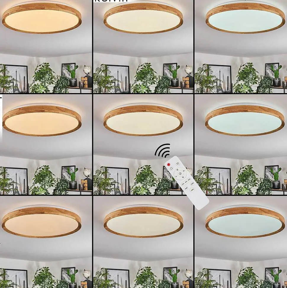 Plafonnier Sofo Led Blanc, 1 Lumiere, Telecommandes