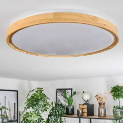 Plafonnier Sofo Led Blanc, 1 Lumiere, Telecommandes