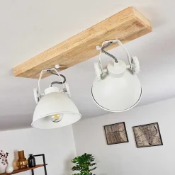 Plafonnier Svanfolk Brun, Blanc, 2 Lumieres