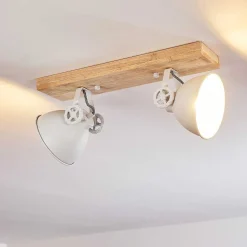 Plafonnier Svanfolk Brun, Blanc, 2 Lumieres