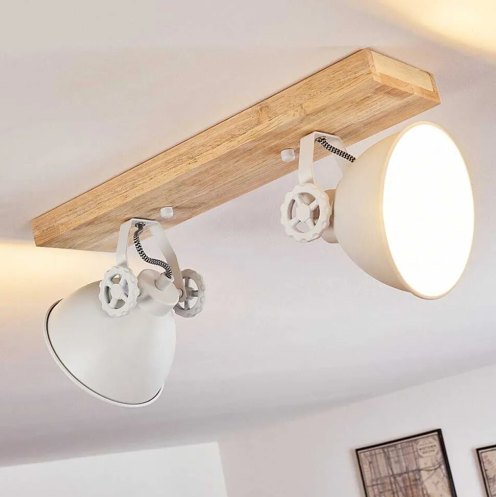 Plafonnier Svanfolk Brun, Blanc, 2 Lumieres