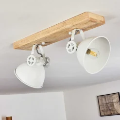 Plafonnier Svanfolk Brun, Blanc, 2 Lumieres