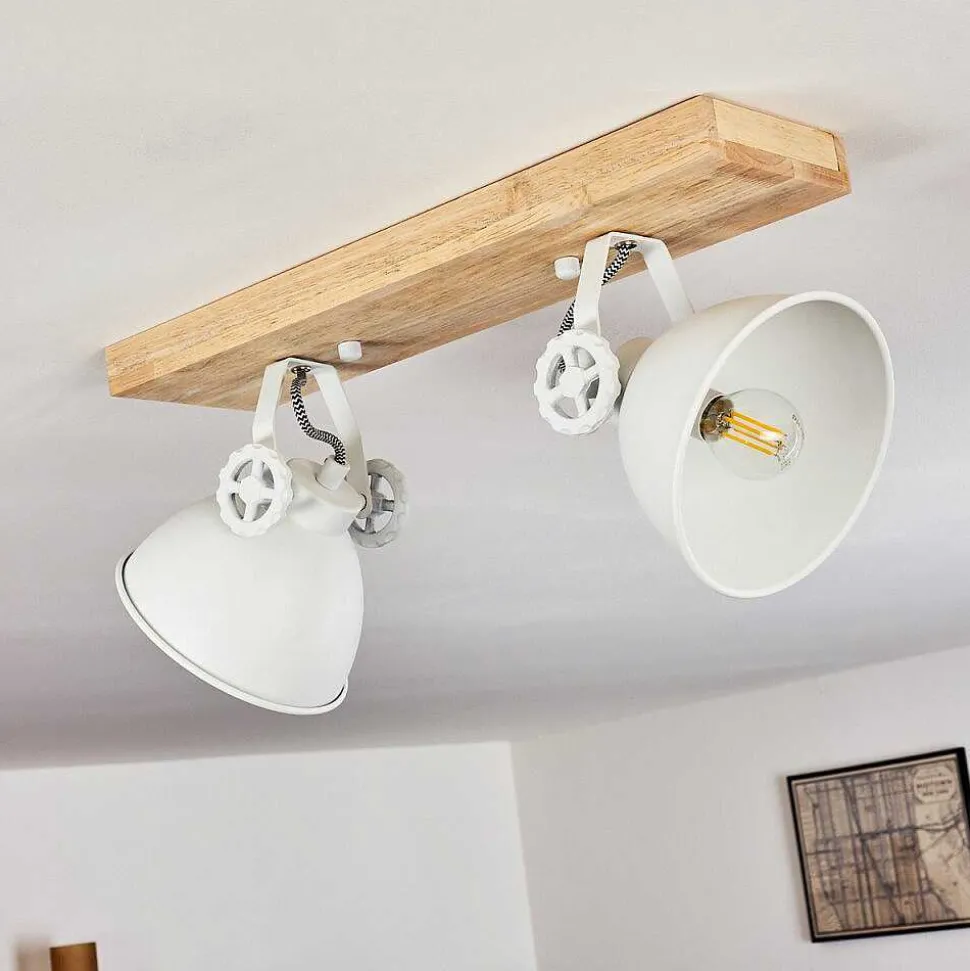 Plafonnier Svanfolk Brun, Blanc, 2 Lumieres