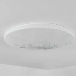 Plafonnier Sweet Led Blanc, 1 Lumiere, Telecommandes