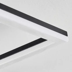 Plafonnier Taleta Led Noir, 1 Lumiere, Telecommandes