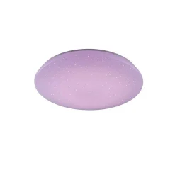 Plafonnier Trio Leuchten Wiz Charly Led Blanc, 1 Lumiere, Telecommandes, Changeur De Couleurs