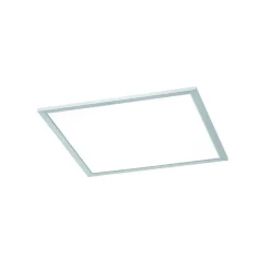 Plafonnier Trio Wiz Griffin Led Nickel Mat, 1 Lumiere, Telecommandes, Changeur De Couleurs