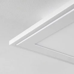 Plafonnier Voisines Led Blanc, 1 Lumiere, Telecommandes, Changeur De Couleurs