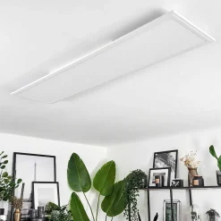 Plafonnier Voisines Led Blanc, 1 Lumiere, Telecommandes