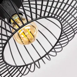 Plafonnier Wemude Noir, 1 Lumiere