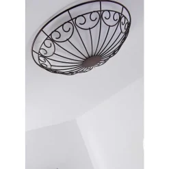 Plafonnier/Applique Murale Eglo Colti Brun, Brun Fonce, Rouille, Blanc, 2 Lumieres