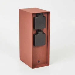 Prises Électriques D\\'Exterieur Abilene Rouille, Noir