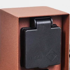 Prises Électriques D\\'Exterieur Abilene Rouille, Noir