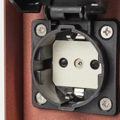 Prises Électriques D\\'Exterieur Abilene Rouille, Noir