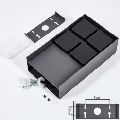 Prises Électriques D\\'Exterieur Reigolil Anthracite, Noir