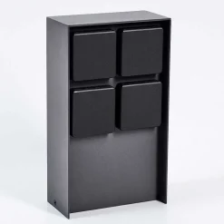 Prises Électriques D\\'Exterieur Reigolil Anthracite, Noir