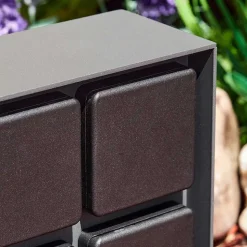 Prises Électriques D\\'Exterieur Reigolil Anthracite, Noir