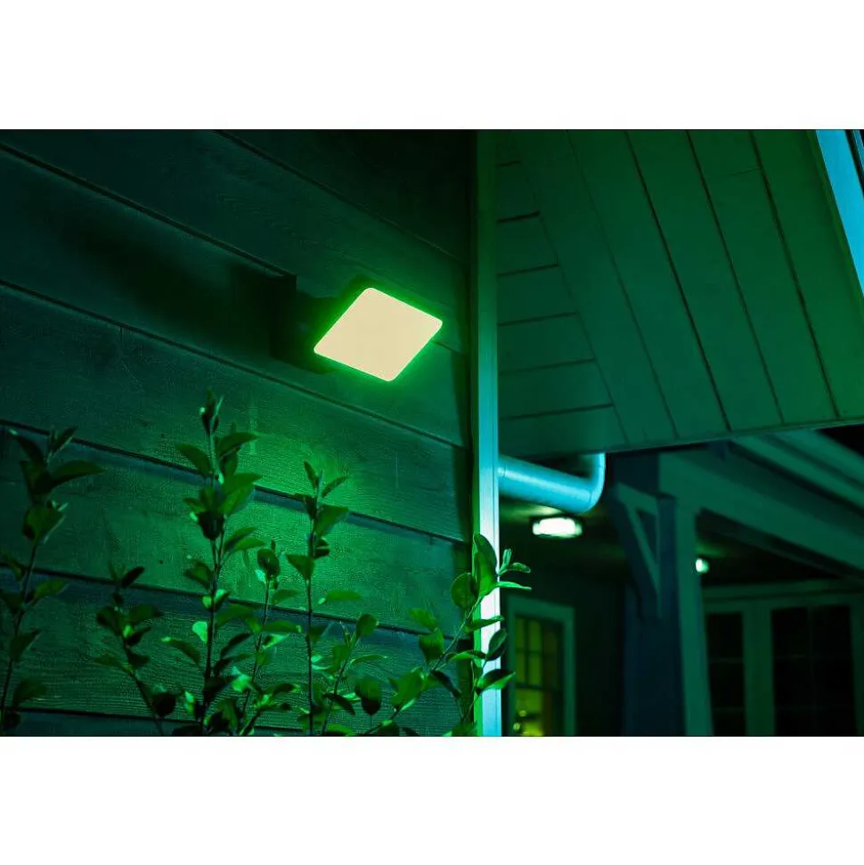 Projecteur Philips Hue Ambiance White & Color Discover Led Noir, 1 Lumiere, Changeur De Couleurs