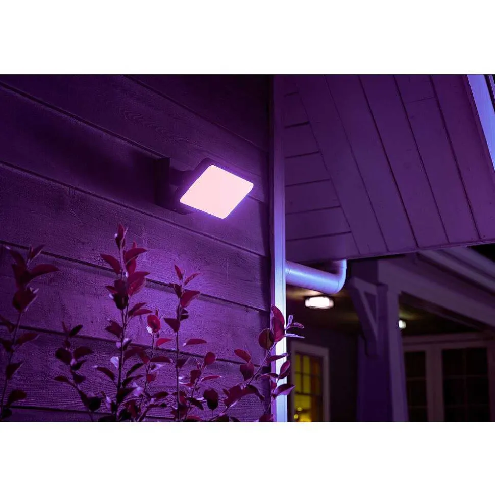 Projecteur Philips Hue Ambiance White & Color Discover Led Noir, 1 Lumiere, Changeur De Couleurs