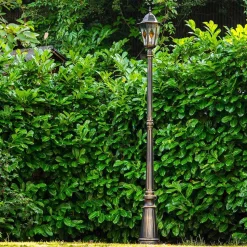 Reverbere Antibes Brun Dore, 1 Lumiere