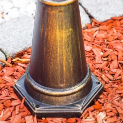 Reverbere Antibes Brun Dore, 1 Lumiere