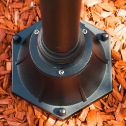 Reverbere Elgin Noir, 3 Lumieres