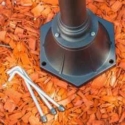 Reverbere Elgin Noir, 3 Lumieres