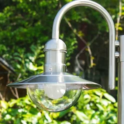 Reverbere Elima Acier Inoxydable, 2 Lumieres