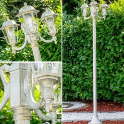 Reverbere Natal Or, Blanc, 3 Lumieres