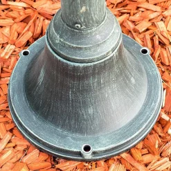 Reverbere Natal Vert, Noir, 3 Lumieres