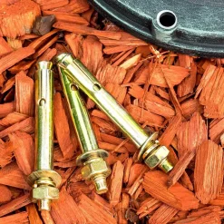 Reverbere Natal Vert, Noir, 3 Lumieres