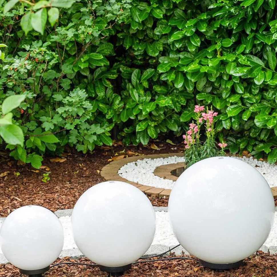 Set De Boules Lumineuses Miau Blanc, 3 Lumieres